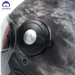 کلاه کاسکت بلوتوث دار فک جدا برند ردلاین مدل نوپو کد 976 طرح Rat Style - تصویر 9