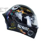 کلاه کاسکت فک متحرک بلوتوث دار کایک مدل Bizzarr