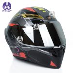 کلاه کاسکت فک متحرک کایک مدل Red Mecha - تصویر 10