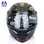 کلاه کاسکت فک متحرک کایک مدل Red Mecha - تصویر 2