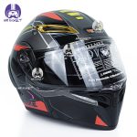 کلاه کاسکت فک متحرک کایک مدل Red Mecha - تصویر 3