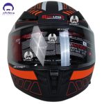 کلاه فک ثابت ردلاین مدل 942 رنگ matt black red - تصویر 2