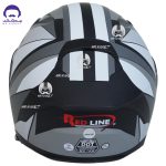 کلاه کاسکت فک متحرک بلوتوث دار ردلاین کد 960 مدل matt black grey warframe - تصویر 5