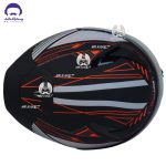کلاه فک ثابت ردلاین مدل 942 رنگ matt black red - تصویر 6