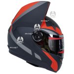 کلاه کاسکت خرگوشی نیترنیوس مدل FF-319 black red