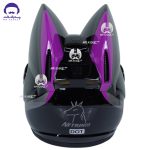 کلاه کاسکت خرگوشی نیترنیوس مدل FF-319 black purple - تصویر 5