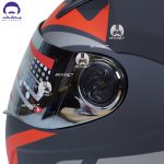 کلاه کاسکت خرگوشی نیترنیوس مدل FF-319 black red - تصویر 6