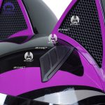 کلاه کاسکت خرگوشی نیترنیوس مدل FF-319 black purple - تصویر 7