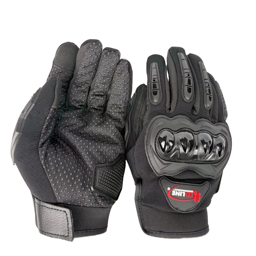 دستکش موتورسواری ردلاین مدل RE410 رنگ مشکی