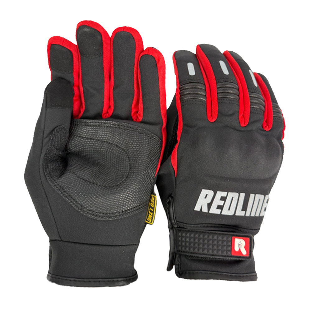 دستکش موتورسواری ردلاین مدل WP-RE410 رنگ قرمز