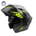 کلاه کاسکت فک متحرک کایک مدل 772 طرح carbon fashion A6 - تصویر 2