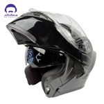 کلاه کاسکت فک متحرک کایک مدل 772 طرح black shine - تصویر 2