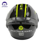 کلاه کاسکت فک متحرک کایک مدل 772 طرح carbon fashion A6 - تصویر 3