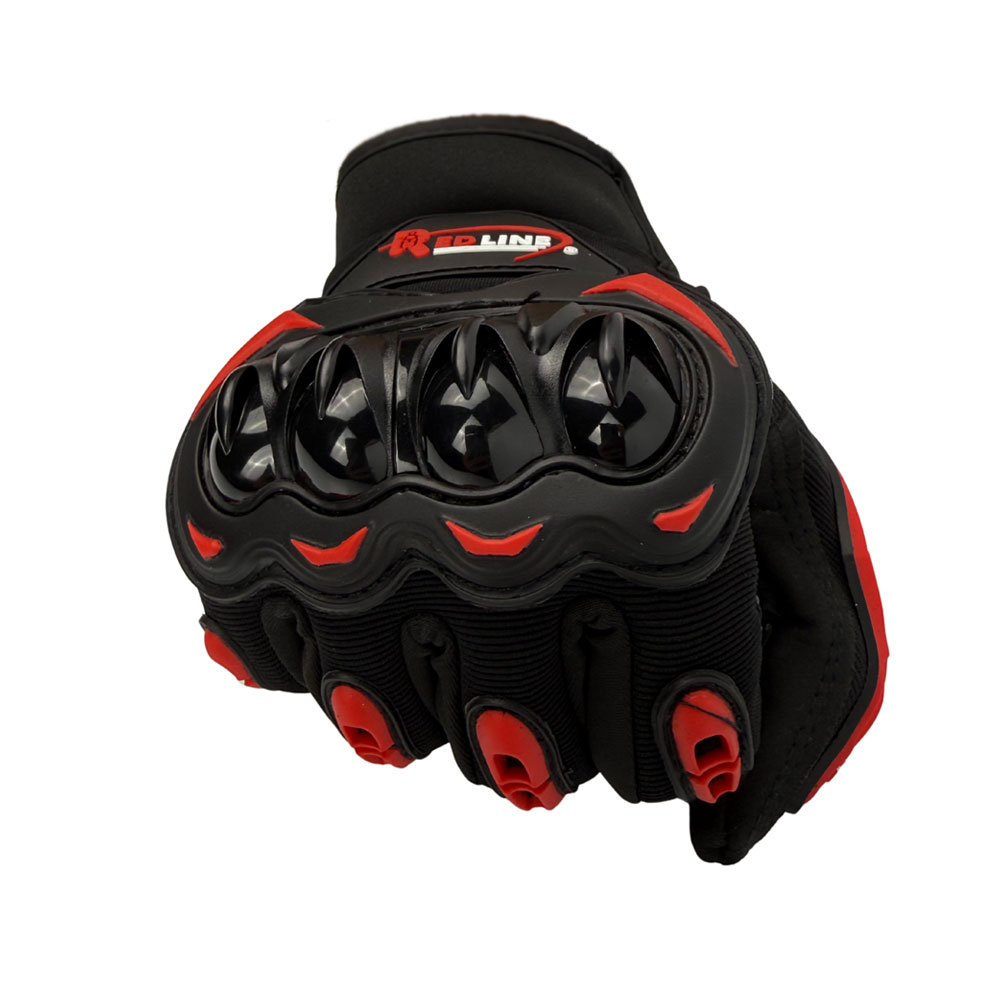 دستکش موتورسواری ردلاین مدل RE410 رنگ قرمز