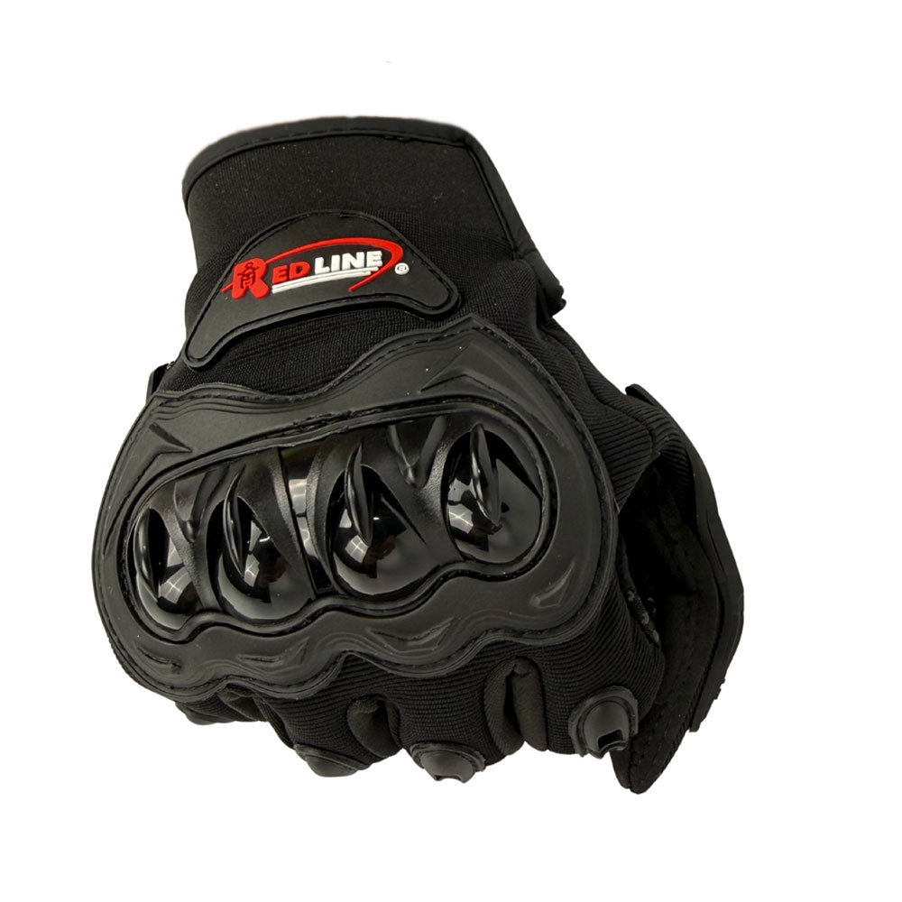 دستکش موتورسواری ردلاین مدل RE410 رنگ مشکی