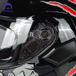 کلاه کاسکت فک متحرک کایک مدل 772 طرح Beast - تصویر 4