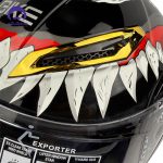 کلاه کاسکت فک متحرک کایک مدل 772 طرح Beast - تصویر 6