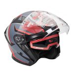 کلاه کاسکت بدون فک ردلاین مدل  965 Red twilight - تصویر 3
