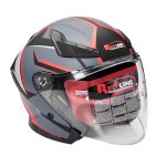 کلاه کاسکت بدون فک ردلاین مدل  965 Red twilight - تصویر 4
