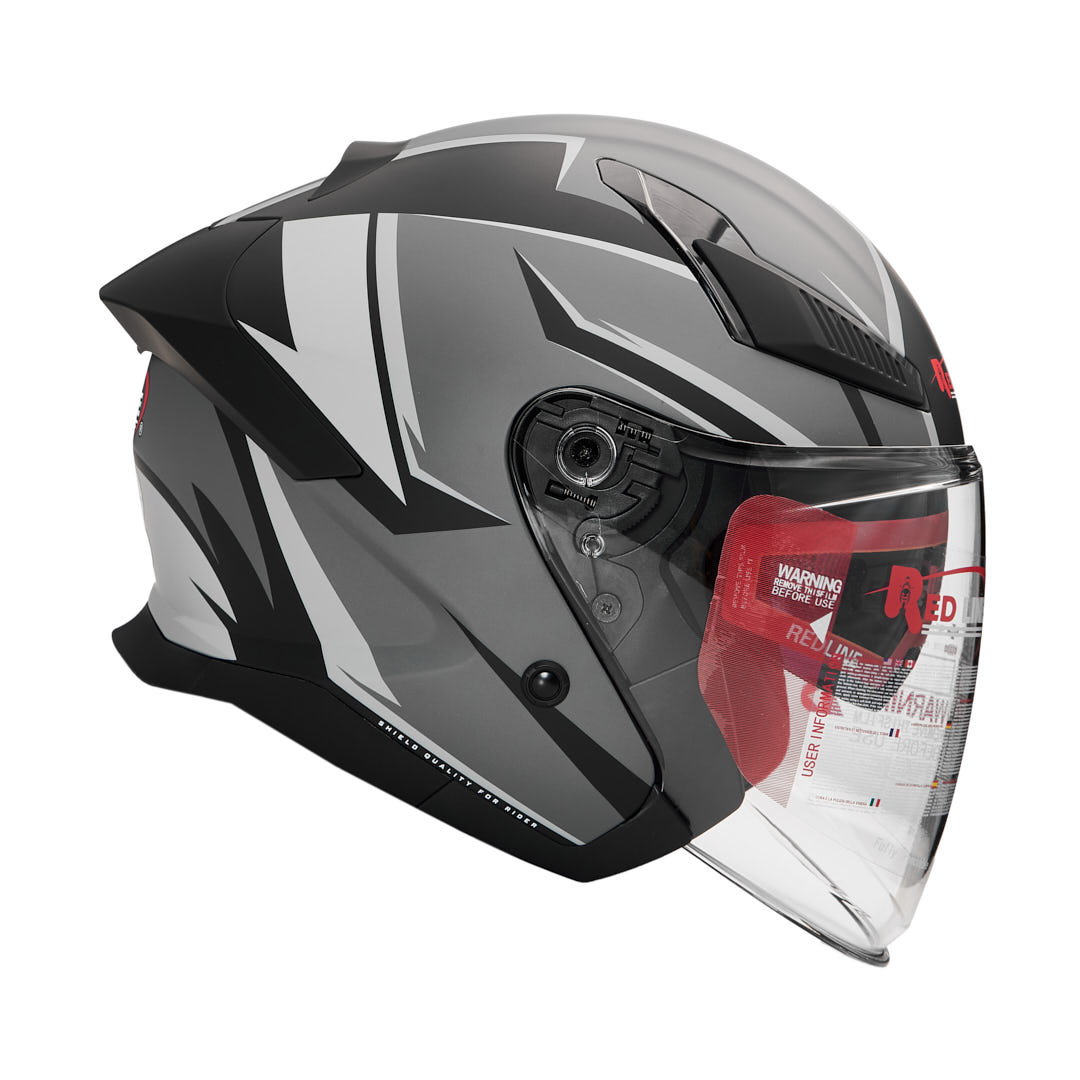 کلاه کاسکت بدون فک ردلاین مدل 965 Grey twilight 1 کلاه کاسکت بدون فک ردلاین مدل 965 Grey twilight