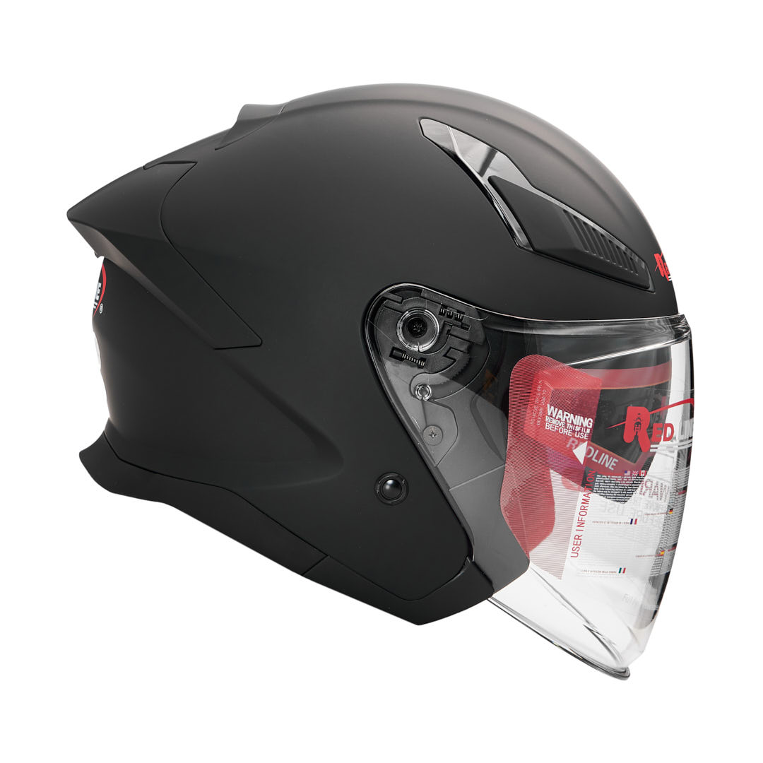 کلاه کاسکت بدون فک ردلاین مدل 965 matt black 1 کلاه کاسکت بدون فک ردلاین مدل 965 matt black