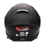 کلاه کاسکت بدون فک ردلاین مدل 965 matt black - تصویر 2