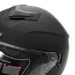 کلاه کاسکت بدون فک فلش مدل 852 matt black - تصویر 8