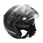 کلاه کاسکت بدون فک فلش مدل 852 matt black-gray 35# - تصویر 3