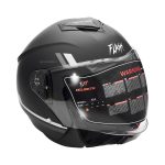 کلاه کاسکت بدون فک فلش مدل 852 matt black-gray 35# - تصویر 4