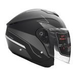 کلاه کاسکت بدون فک فلش مدل 852 matt black-gray 46#