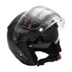 کلاه کاسکت بدون فک فلش مدل 852 matt black-gray 46# - تصویر 3