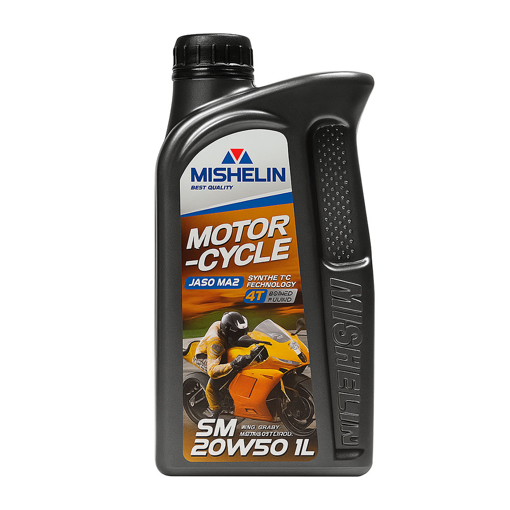 روغن موتورسیکلت میشلن مدل 20W50-SM-MA2 حجم 1 لیتر 1 2050 SM MA2