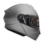 کلاه کاسکت فک متحرک فلش مدل 935Ssv titanium gray