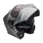 کلاه کاسکت فک متحرک فلش مدل 935Ssv titanium gray - تصویر 11