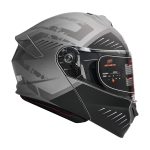 کلاه کاسکت فک متحرک فلش مدل 935sv black-gray