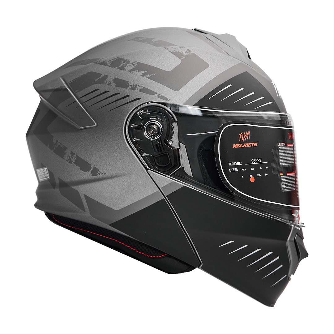 کلاه کاسکت فک متحرک فلش مدل 935sv black-gray 1 کلاه کاسکت فک متحرک فلش مدل 935sv black-gray