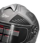 کلاه کاسکت فک متحرک فلش مدل 935sv black-gray - تصویر 12