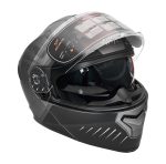 کلاه کاسکت فک متحرک فلش مدل 935sv black-gray - تصویر 6