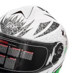 کلاه کاسکت فک متحرک فلش مدل 935sv neon-yellowgreen-white - تصویر 12