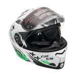 کلاه کاسکت فک متحرک فلش مدل 935sv neon-yellowgreen-white - تصویر 6