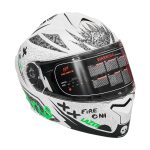 کلاه کاسکت فک متحرک فلش مدل 935sv neon-yellowgreen-white - تصویر 7