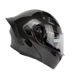 کلاه کاسکت فک متحرک کایک مدل 772 طرح Carbon Fiber Pattern