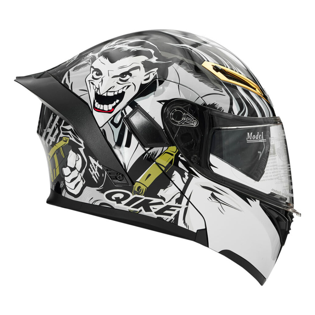 کلاه کاسکت فک متحرک کایک مدل 772 طرح GRAY JOKER