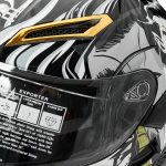 کلاه کاسکت فک متحرک کایک مدل 772 طرح GRAY JOKER - تصویر 9