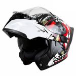 کلاه کاسکت فک متحرک کایک مدل 772 طرح RED JOKER
