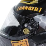 کلاه کاسکت فک متحرک کایک مدل 772 طرح cat killer