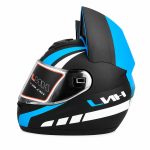 کلاه کاسکت خرگوشی اچ ان جی مدل HNJ 902 Black Blue