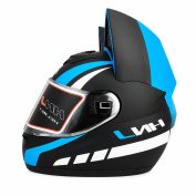 کلاه کاسکت خرگوشی اچ ان جی مدل HNJ 902 Black Blue
