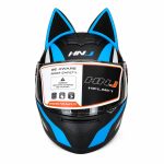 کلاه کاسکت خرگوشی اچ ان جی مدل HNJ 902 Black Blue