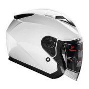 کلاه کاسکت بدون فک فلش مدل 868 glossy white